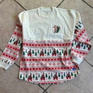 Disneyland Christmas Festive Holiday Jersey NWT size L unisex